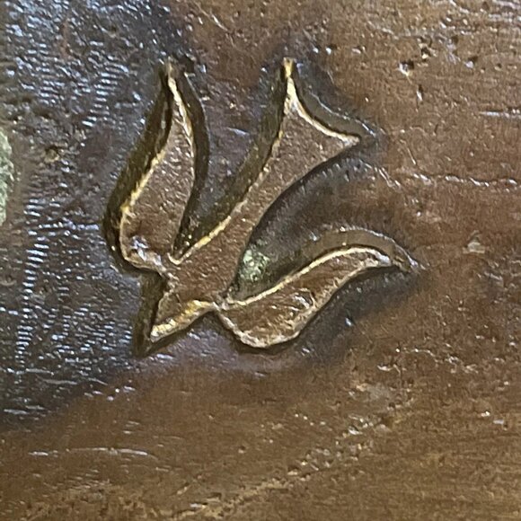 Buster Brown and Tige in the New York Herald Bronze Belt Buckle Vintage Brass - Picture 4 of 8